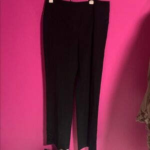 Laundry By Shelli Segal Black Straight Leg Pants